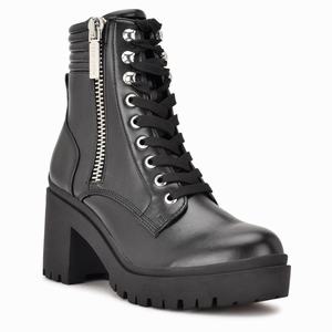 Nine West Quiz Heeled Ankle Boots - Black - Ireland (OD1563284)